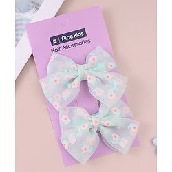 Pine Kids Butterfly Clips Pack of 2 - Light Green