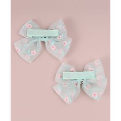 Pine Kids Butterfly Clips Pack of 2 - Light Green
