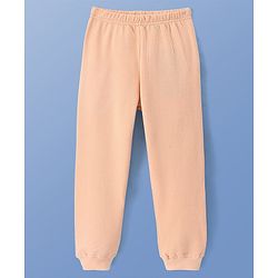 Pine Kids Full Length Solid Thermal Bottoms - Cream Puff