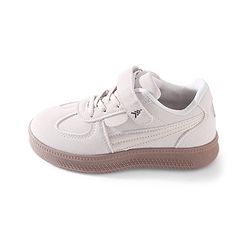 Pine Kids Sneaker with Velcro Closure - Beige