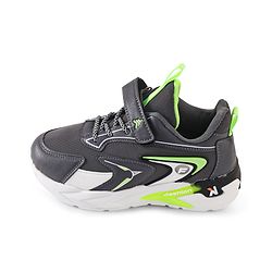 Pine Kids Sneakers Shoes with Velcro Closure- Dark Grey