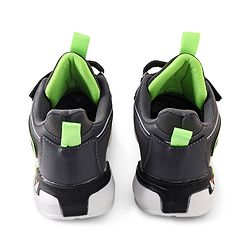 Pine Kids Sneakers Shoes with Velcro Closure- Dark Grey
