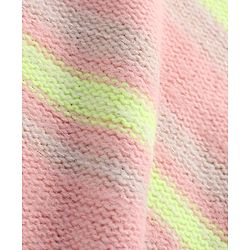 Pine Kids Knit Full Sleeves Striped Pullover Sweater - Pink