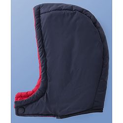 Pine Kids Woven Full Sleeves Padded Jacket with Detachable Hood Text Print - Multicolour