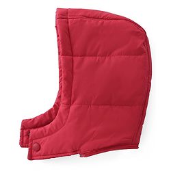 Pine Kids Woven Full Sleeves Padded Jacket with Detachable Hood Text Print - Dark Red