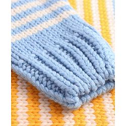 Pine Kids Knit Full Sleeves Striped Pullover - Multicolour
