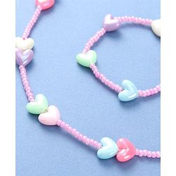 Pine Kids Jewellery Set with Heart Applique - Multicolor