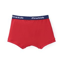 Pine Kids Cotton Spandex Knit Solid Colour Briefs Pack of 3 - ( Colour May Vary )