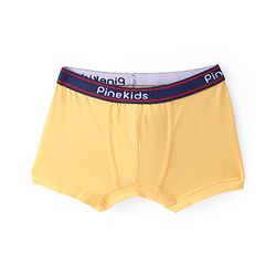 Pine Kids Cotton Spandex Knit Solid Colour Trunks Pack of 3  (Colour May Vary)