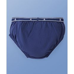 Pine Kids Cotton Spandex Knit Striped & Solid Colour Briefs Pack of 3 (Colour May Vary)