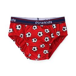 Pine Kids Cotton Lycra Knit Briefs Pack of 3 (Color & Print May Vary)
