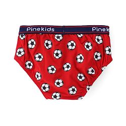Pine Kids Cotton Lycra Knit Briefs Pack of 3 (Color & Print May Vary)