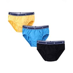 Pine Kids Cotton Lycra Knit Briefs Pack of 3 (Color & Print May Vary)