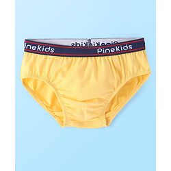 Pine Kids Cotton Lycra Knit Briefs Pack of 3 (Color & Print May Vary)