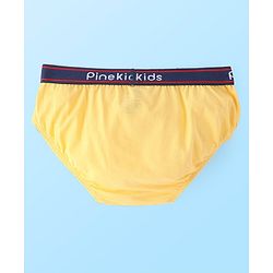 Pine Kids Cotton Lycra Knit Briefs Pack of 3 (Color & Print May Vary)