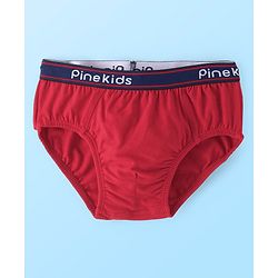 Pine Kids Cotton Lycra Knit Briefs Pack of 3 (Color & Print May Vary)