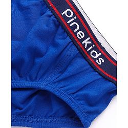 Pine Kids Cotton Spandex Knit Solid Color Briefs Pack of 3 (Color May Vary)