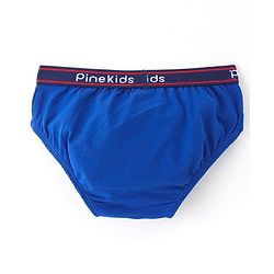 Pine Kids Cotton Spandex Knit Solid Color Briefs Pack of 3 (Color May Vary)