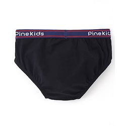 Pine Kids Cotton Spandex Knit Solid Color Briefs Pack of 3 (Color May Vary)