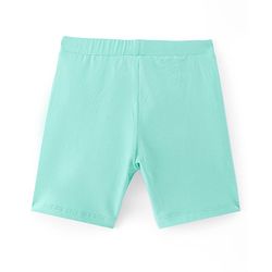 Pine Kids Cotton Lycra Knit Knee Length Solid Color Cycling Shorts Pack Of 3 (Colour May Vary)