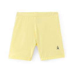 Pine Kids Cotton Lycra Knit Knee Length Solid Color Cycling Shorts Pack Of 3 (Colour May Vary)