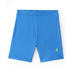 Pine Kids Cotton Lycra Knit Knee Length Solid Color Cycling Shorts Pack Of 3 (Colour May Vary)