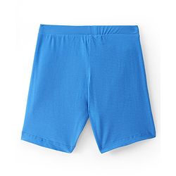 Pine Kids Cotton Lycra Knit Knee Length Solid Color Cycling Shorts Pack Of 3 (Colour May Vary)