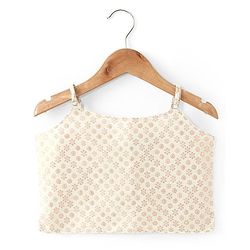 Pine Kids Woven Georgette Foil Printed Top and Pallazzo with Full Sleeve Shrug - Red