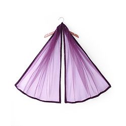 Pine Kids Woven Half Sleeves Sequinned Choli Lehenga Set with Dupatta - Wine