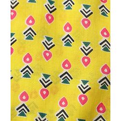 Pine Kids Cotton Woven Full Sleeves Printed Kurta - Yellow