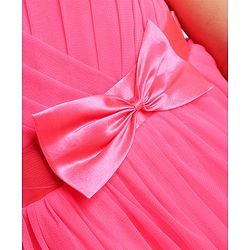 Pine Kids Woven Sleeveless Tiered Party Dress With Bow -Multicolor