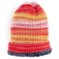 Pine Kids Woollen Cap & Muffler Set - Multicolor