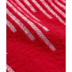 Pine Kids Full Sleeves Solid Pullover Sweater - Red
