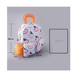 Pine Kids Apple Print Fashion Backpack - Orange