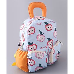 Pine Kids Apple Print Fashion Backpack - Orange