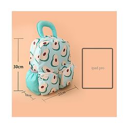 Pine Kids Pear Print Fashion Backpack - Green