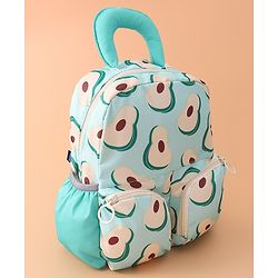 Pine Kids Pear Print Fashion Backpack - Green