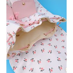 Pine Kids Printed Fashion Backpacks Free Size - Pink