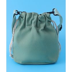Pine Kids Floral Applique Sling Bag - Green