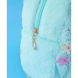 Pine Kids Fur Detailing Fashion Backpacks Free Size - Blue