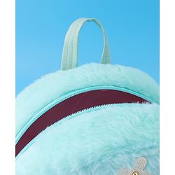 Pine Kids Fur Detailing Fashion Backpacks Free Size - Blue