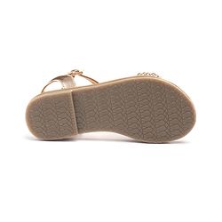 Pine Kids Buckle Closure Sandals - Golden