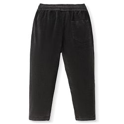Pine Kids Full Length Velvet Jeans With Solid Colour - Dark Olive