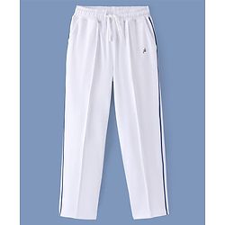 Pine Active Half Sleeves T-Shirt & Track Pant Cricket Jersey Set - White