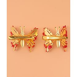 Pine Kids Butterfly Clips Set of 2  - Red