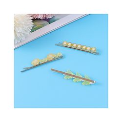 Pine Kids Hair Pins And Clips Pack of 3 - Yellow