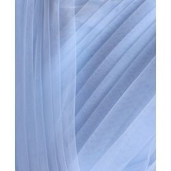 Pine Kids Woven Puffed Sleeves Party Dress with Floral Embroidery - Light Blue