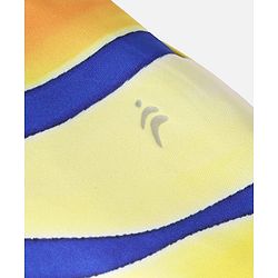 Pine Active Knit Full Length Super Stretch Leggings With Abstract Print - Multicolor