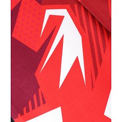Pine Active Full Length Super Stretch Abstract Printed Leggings - Red