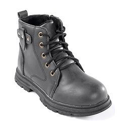 Pine Kids Winter Boots with Lace Up Closure -  Blue